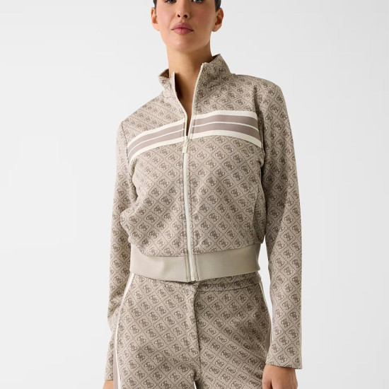 Guess Γυναικεία ζακέτα 4G Jacquard Full Zip Sweatshirt
